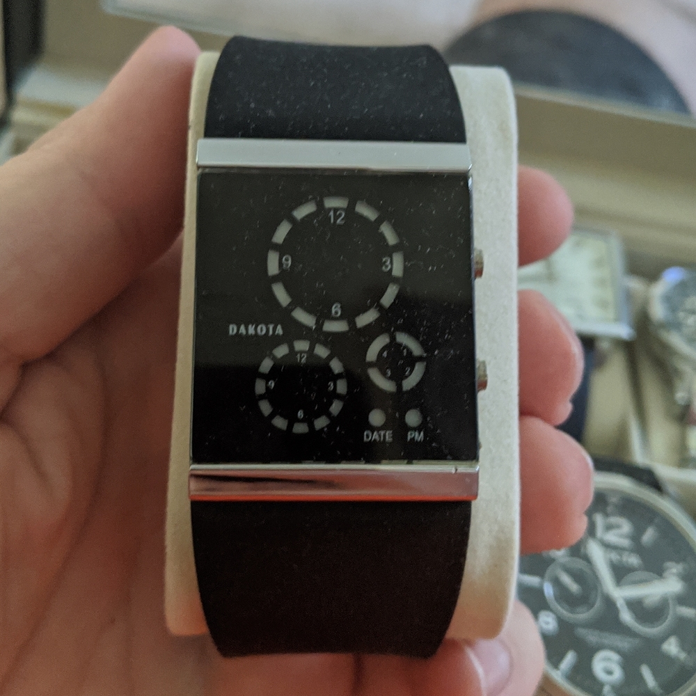 Dakota Watch Company abstract digital watch
